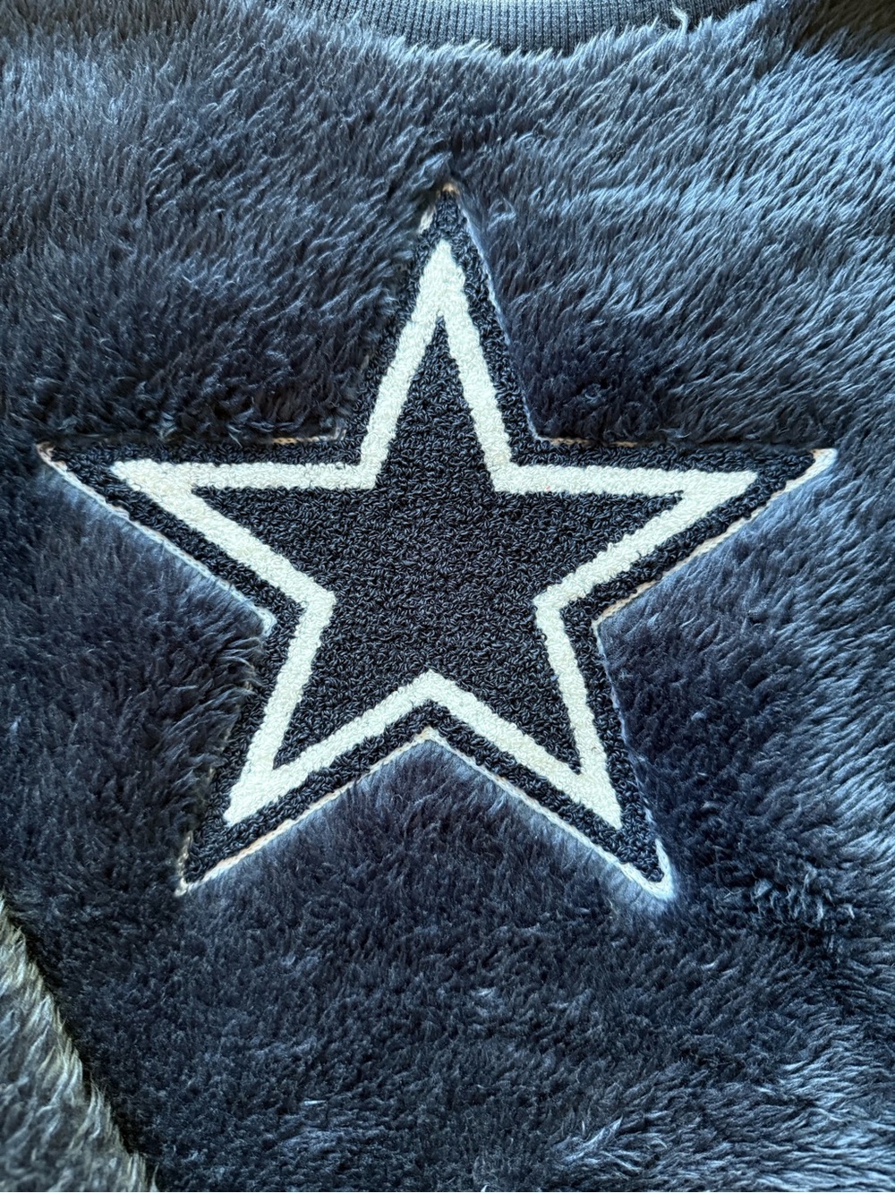 Touch by Alyssa Milano NFL Sweatshirt Sherpa Fleece Blue Size 3X Dallas Cowboys - Picture 6 of 11